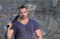 a well built man due to high testosterone levels